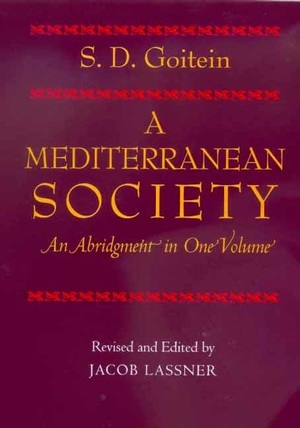 A Mediterranean Society, An Abridgment in One Volume by S. D. Goitein, Jacob Lassner