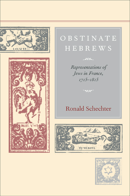 Obstinate Hebrews by Ronald Schechter - Hardcover - University of