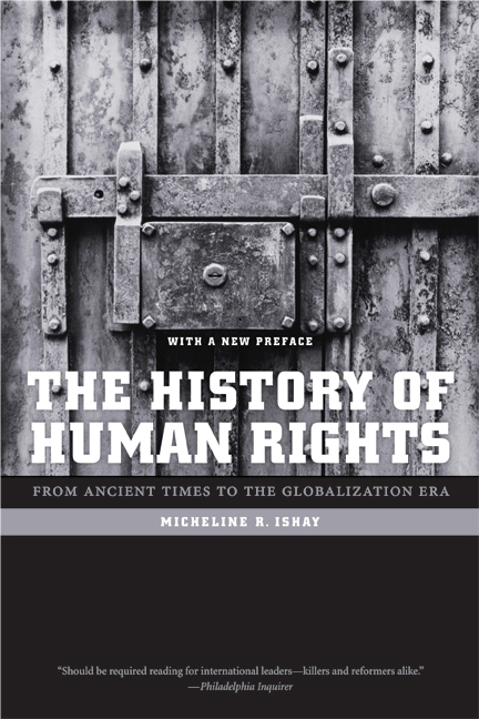 The History Of Human Rights By Micheline Ishay Paperback University Of California Press